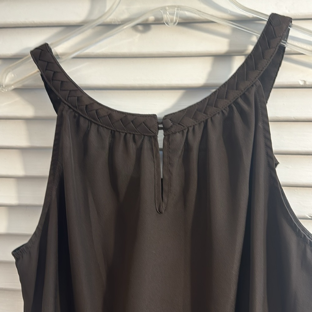 EUC Banana Republic Brown Ruffle Tank - Medium - Picture 5 of 5